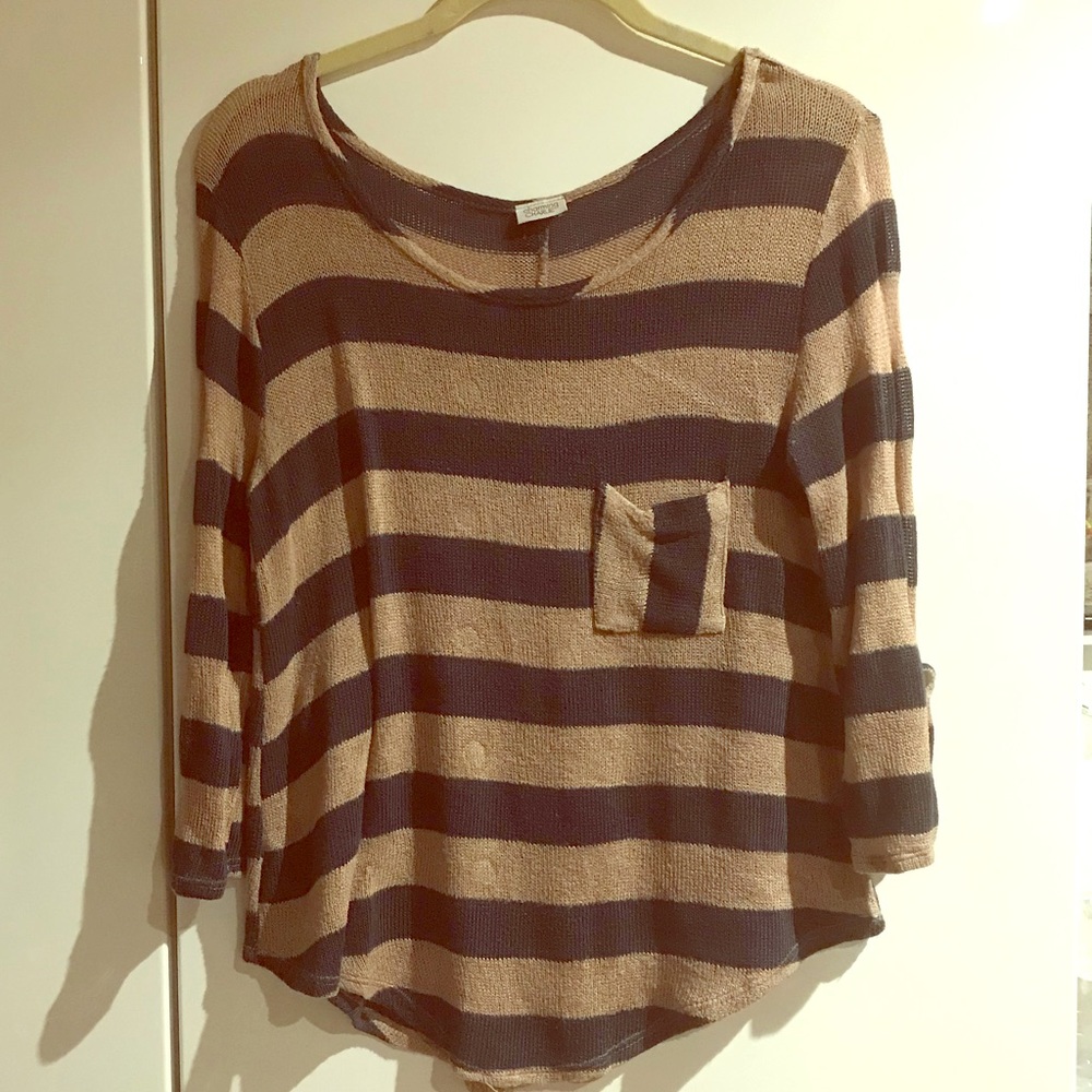 Charming Charlie button detail pullover sweater